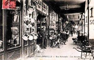 1781- Philippeville - Rue Nationale - Les Arcades -1903
